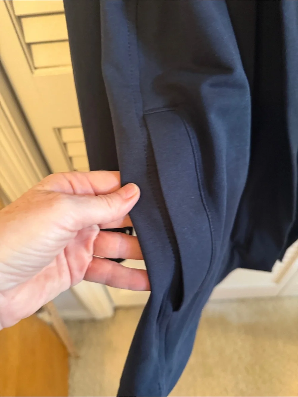 Lululemon Navy Shawl Collar Lightweight Jacket